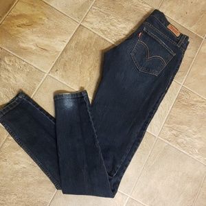 Super low rise Levi skinny Jean's